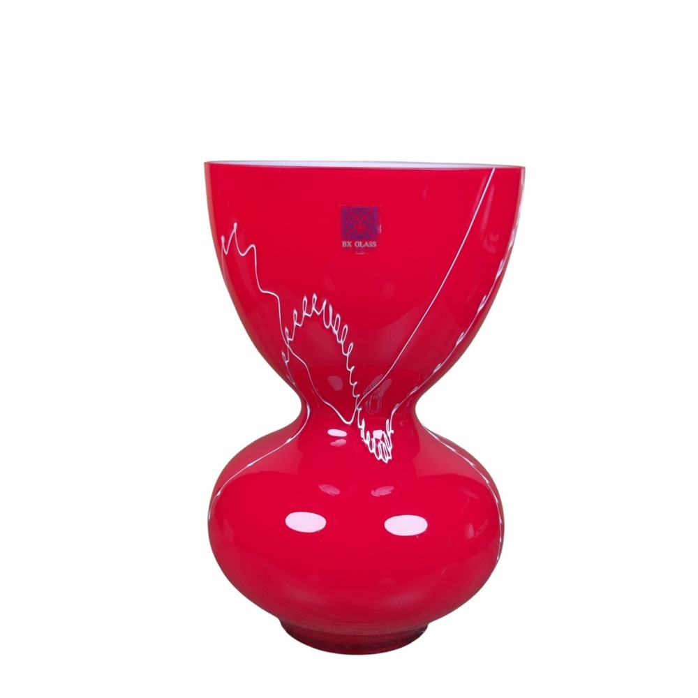 BX Hand-blown Glass Abstract Vase